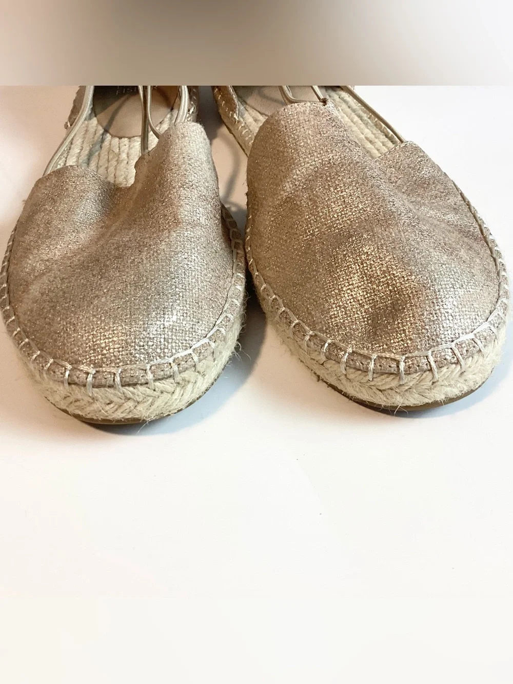 Eileen Fisher Metallic Lee 2 Espadrilles - Bronze/Tan - 9